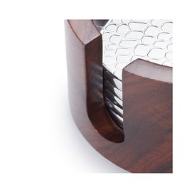 Mary Jurek Kenya Rosewood Coaster (Set of 6)