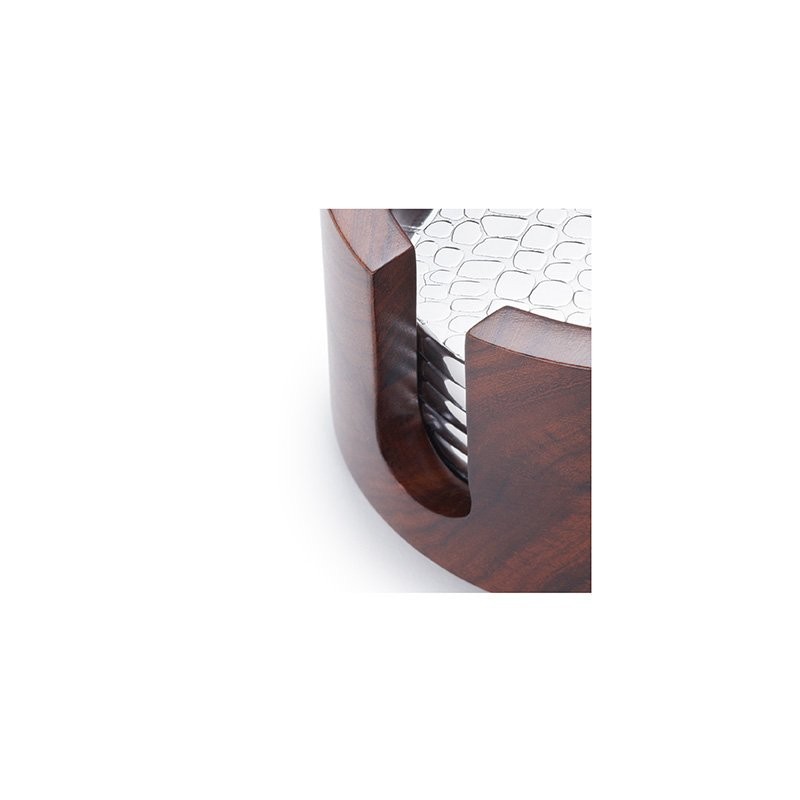 Mary Jurek Kenya Rosewood Coaster (Set of 6)