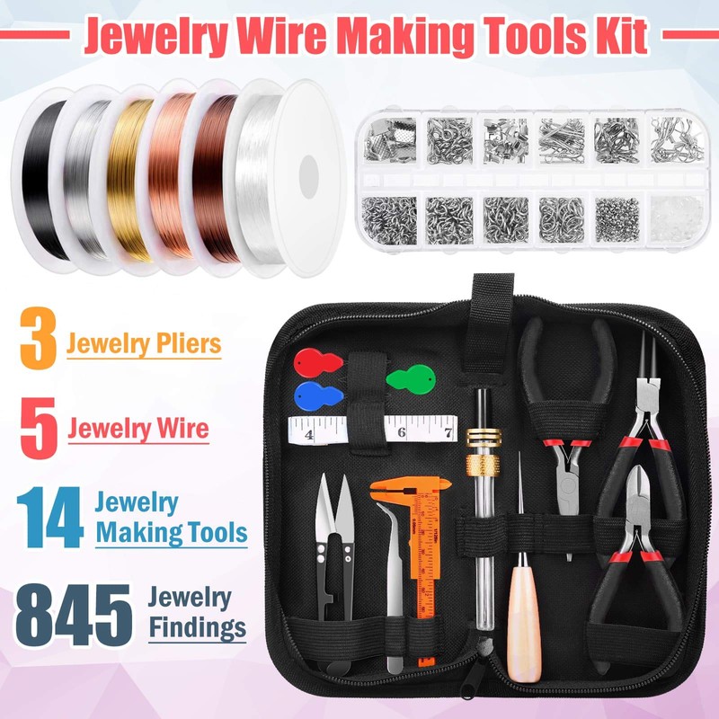 Thrilez Wire Wrapping For Jewelry Making, Repair and Beading Supplies