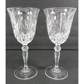 Lorren Home Trends RCR Lorren Home Trends Melodia Crystal Wine Glass Set of 2