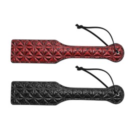 SG Store 2pcs Artificial Leather Riding Whip Equestrian Leather Whip Diamond Pattern Leather Whip Anti Slip Equestrian Whip for Horse Training Horse Racing Stage Props