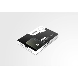 IMARK Large Stamp Pad, Premium Quality Felt Pad, 3.45” x 6.20”, Lightweight (Black)