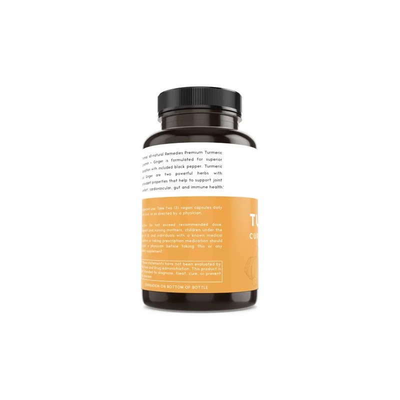 Thomas' Remedies Cúrcuma, Jengibre Y Pimienta Negra 120ct