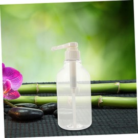 Mikinona Nozzle Pump Syrup Squeezer 3pcs Plastic Gallon Pump Dispenser for Shampoo Conditioner Bottles