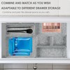 MOPLA Pack of 8 Felt Drawer Organiser System, Felt Basket