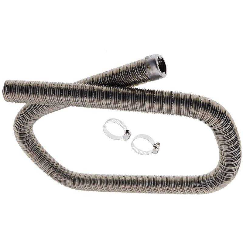 1m (39inch) Parking Heater Air Exhaust Pipe Stainless Steel Flexible