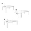 WAGNER Award-winning table pull-out roller retractable for extending tables -