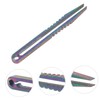 ORFOFE Diamagnetic Titanium Tweezers Mini Precision Tweezers Outdoor Camping Tool