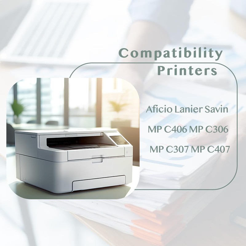 MPC406 MP C407 Black Toner 842091 Replacement for Ricoh MP