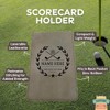 Golf Scorecard Holder (10 Fun Options) Add Golfers Name &