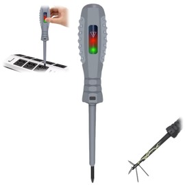 2-In-1 High Torque Strong Magnetic Screwdriver Electricity Detector,Electric Screwdriver Tester,Voltage Tester Screwdriver,Portable Electrical Screwdriver Tester,Useful Electrical Tester Pen,Flathead