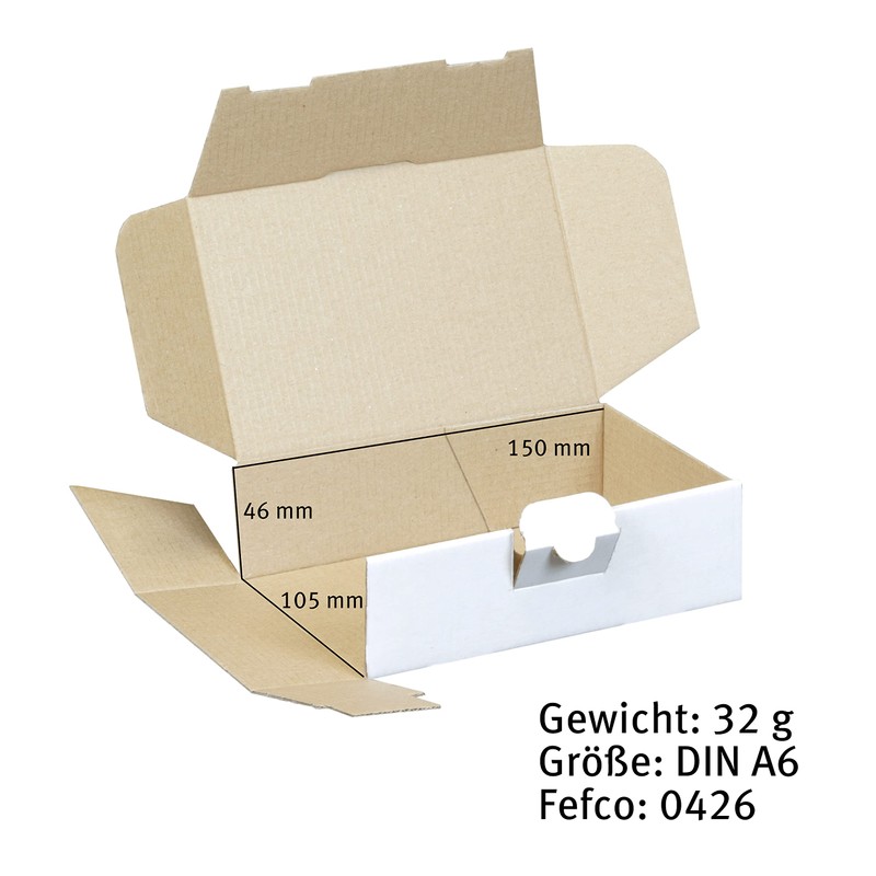 50 Maxi Letter Boxes 160 x 110 x 50 mm