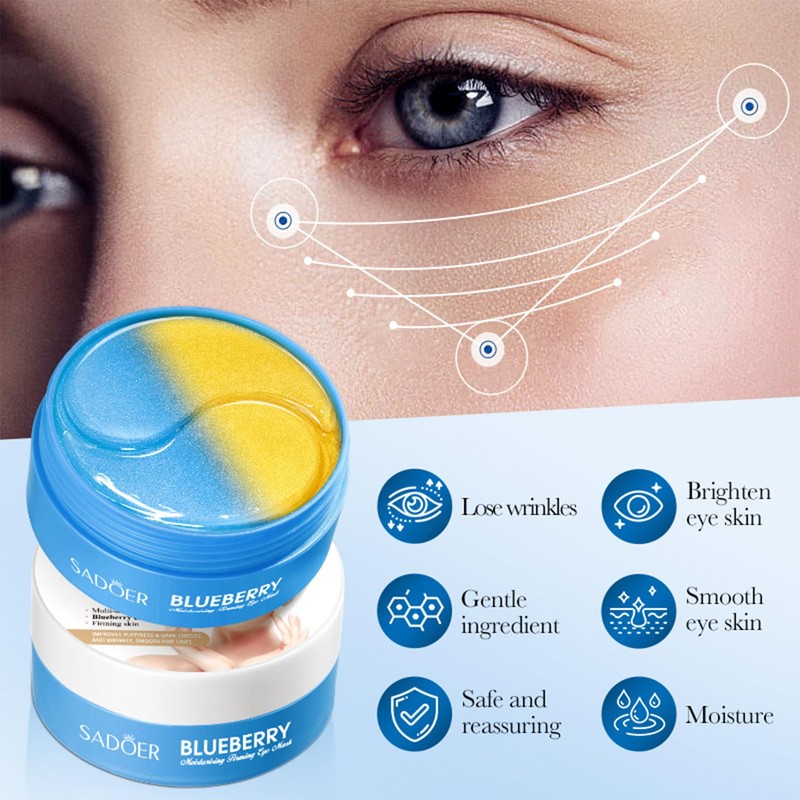 ANPODE Blueberry Eye Mask, Multi-Moisturizing, Firming Skin Treatment with Blueberry