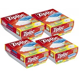 Ziploc [Bulk Purchase] Ziploc Container, Rice Storage Container, Thin (Pack of 2) x 4