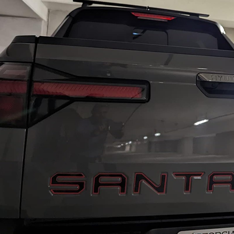 Tailgate Insert Letters Compatible with Santa Cruz 2022 2023 2024