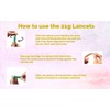 50 x Single Use Sterile Safety Lancets (21G) for Blood