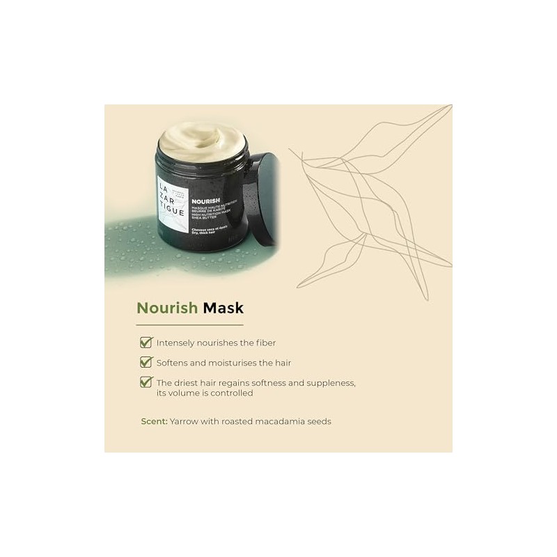 Lazartigue Nourish Mask For Women 8.4 oz Masque