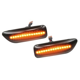A ABSOPRO Side Marker Turn Signal Light NO.8658947/8658946 for Volvo V70 2001-2007 for Volvo V70 2.4l 5 Cylinder 2001-2002 (Set of 2)