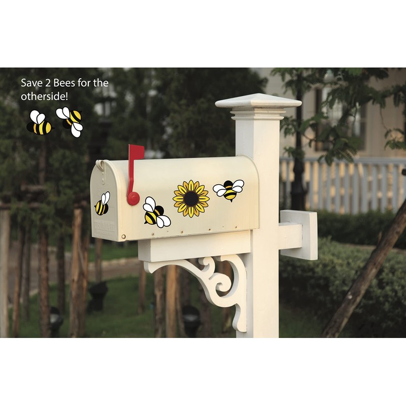 Magnetic Canvas Bee Car Magnets - Save The Bees