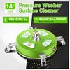 PWACCS 14" Pressure Washer Surface Cleaner, Stainless Steel Surface Cleaner