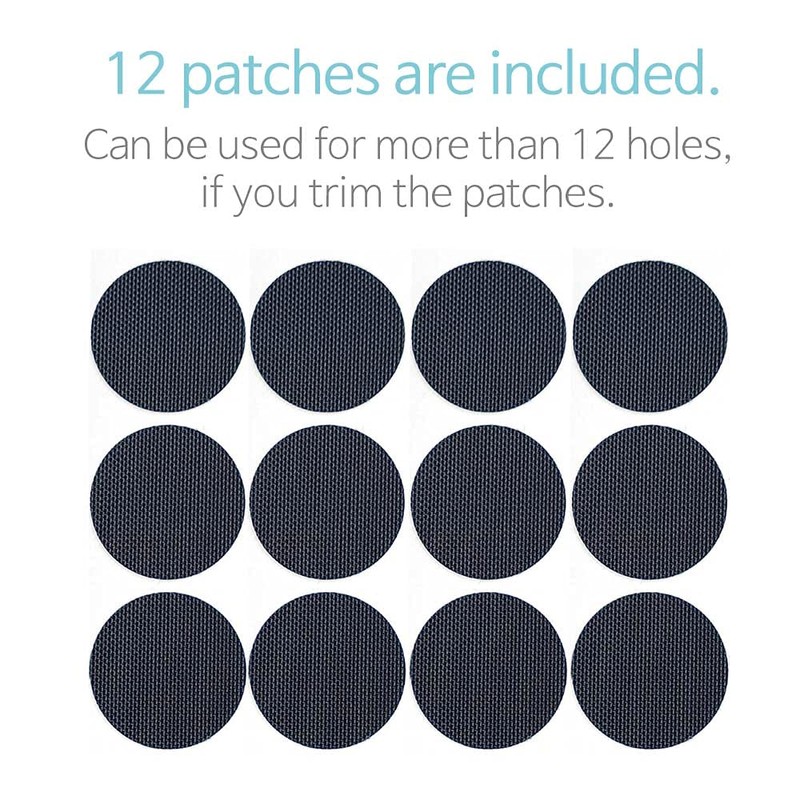 Circle Shape Shoe Hole Prevention Repair Patches/Inserts for 12 Holes