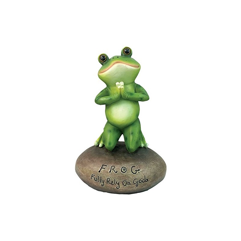 Blessed Praying Frog - Fully Rely on God Nature Religious