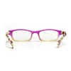 Calabria Hannah Reading Eye Glasses +0.75 Pink Yellow Polka Dot
