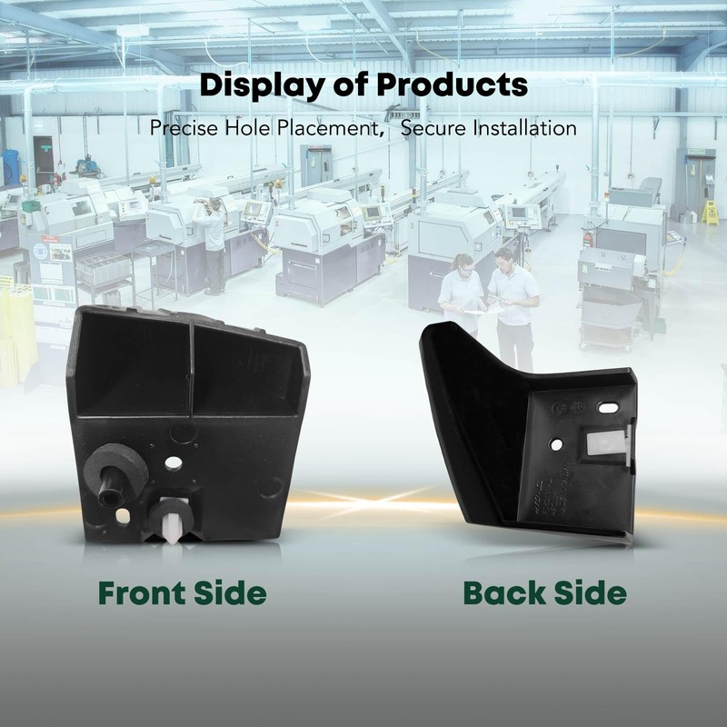 YHTAUTO Rear Left Driver Upper Side Bumper Cover Support Compatible