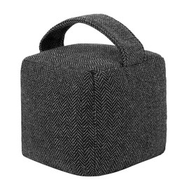 4.4 lbs Heavy-Duty Door Stopper, Decorative Door Stopper, Weighted Fabric Door Stopper for Bedroom, Living Room, Interior & Exterior Doors, Also for Door Prop for Cats Dogs