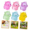 Abaodam 18pcs Glow Dark Mini Resin Figurines Cute Luminous Animal