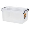 Iris Ohyama BL-6.6 Buckle Container, 1.74 gal (6.6 L), Clear