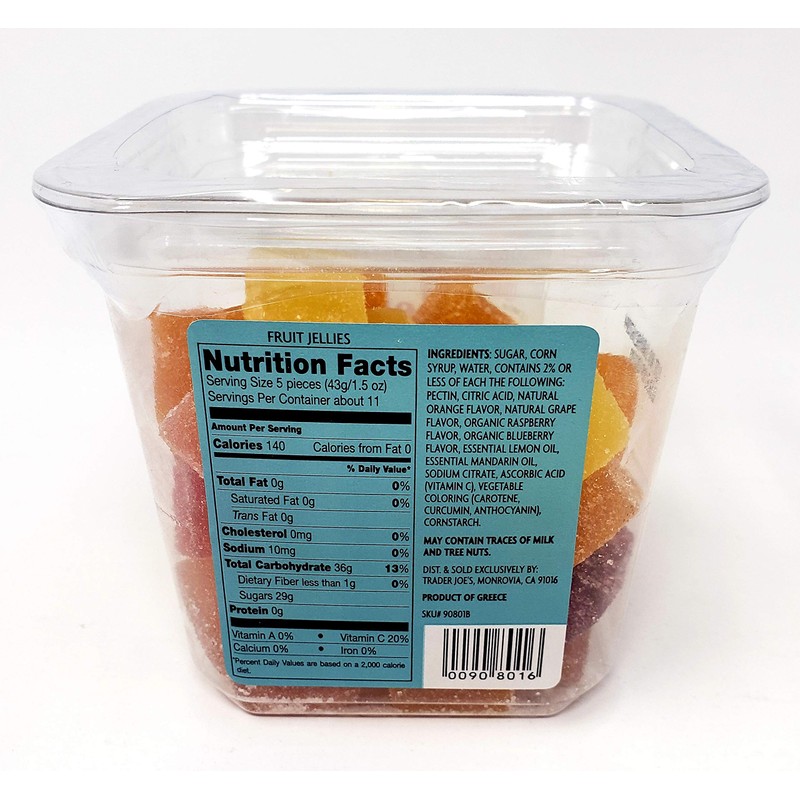 Trader Joes Fruit Jellies Gluten Free - Pack of 3