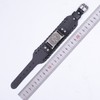 TEAMER - Silver Alloy Leather Bracelet Cuff Unisex Modern, Unit