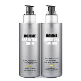 Men's cosmetics 2-piece set Men's skin + Men's lotion Charmzone NC1 Fuffle Homme Men's cosmetics set Wrinkle improvement + whitening / 남성화장품 2종세트남성스킨+남성로션 참존nc1 퓨플 옴므 남자화장품세트 주름개선+미백