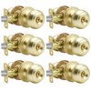 goldenwarm Gold Interior Door Knobs, Interior Door Knobs Bedroom, Brass