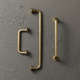 Goo-Ki 6.3"(160mm) c-c Champagne Bronze Cabinet Handle Drawer Pulls Zinc Alloy Kitchen Hardware - 6 Pack Modern Bar Pull Handles for Cupboard Wardrobe,9338UBR-160