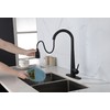 KUIKUI Kitchen Faucet with 20" Pull Down Sprayer, Single Lever