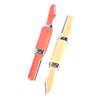 Beaupretty 2sets Portable Eyebrow Trimming Tool for Women Dual-sided Safe for Precise Eyebrow Shaping Lightweight Easy to Clean Red