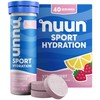 Nuun Sport Electrolyte Tablets with Magnesium, Calcium, Potassium, Chloride &