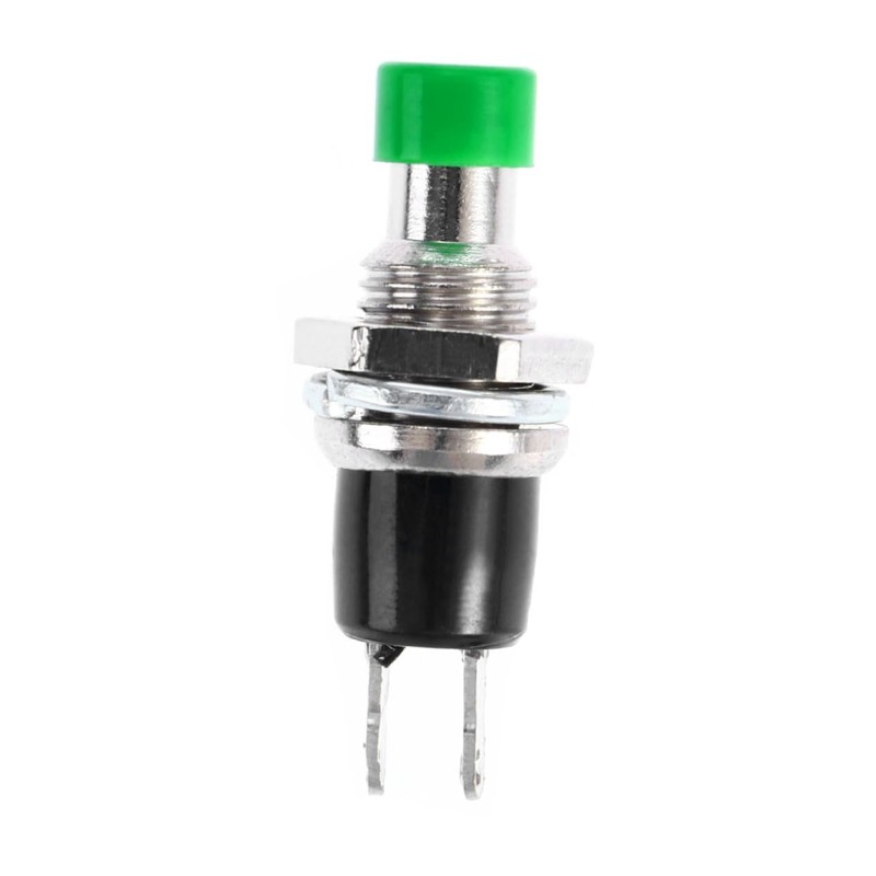 Hohopeti Set of 12 Mini Spst Momentary Latching Push Buttons