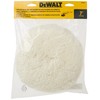 DEWALT Wool Buffing Pad and Backing Pad Kit, 7-Inch (DW4985CL)