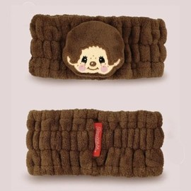 Monchichi dry towel hair face wash band makeup banding type 1P headband face wash elastic / 몬치치 드라이 타월 헤어 세안 밴드 화장 밴딩형 1P 머리띠 세수 고무줄