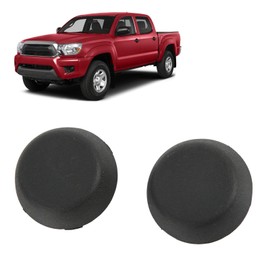 2Pcs Rear Bumper Dome Pt228 34000 Bk Abs Black Replacement For Tacoma 2005‑2015 Edition