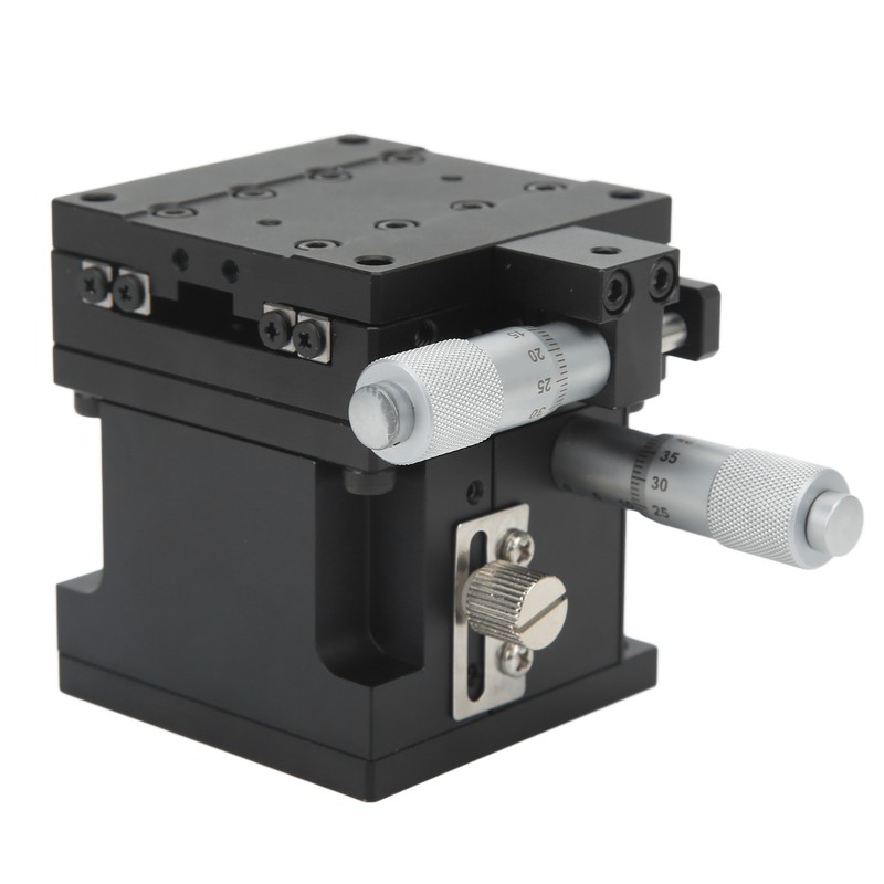 Manual Linear Stage Aluminum Alloy Black Anodized Surface XZ Axes
