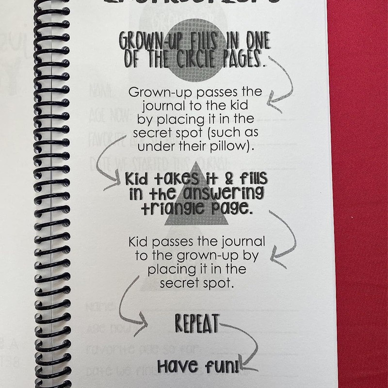 MADGININE You and Me Kid Journal,Back and Forth Journal,Just Between