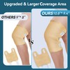Taoscare Upgraded Castor Oil Pack Wrap – Larger Knee Size