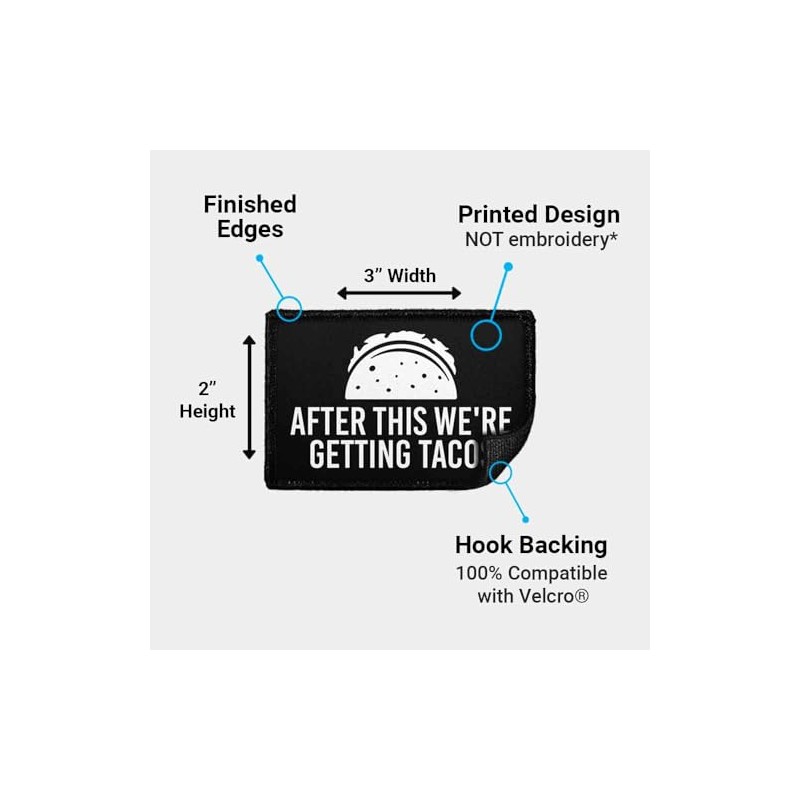 Good Vibes | Hook and Loop Attach for Hats, Jeans,