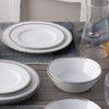 Noritake Whiteridge Platinum 12-Piece Set, Service for 4 in White
