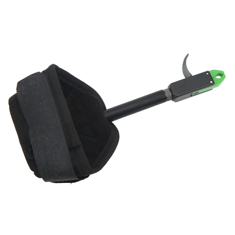 Bow Caliper Release Aid Aluminum Alloy Neoprene Wrist Strap Archery