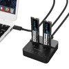 Simplecom SD550v2 USB 3.2 Gen2x2 to Dual Bay NVMe M.2